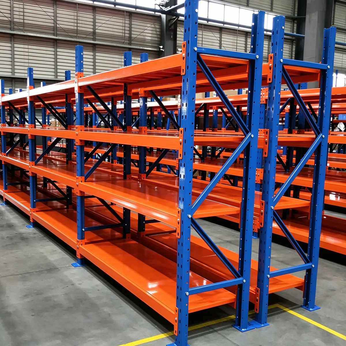 Industrial Heavy Duty Racking with Decking