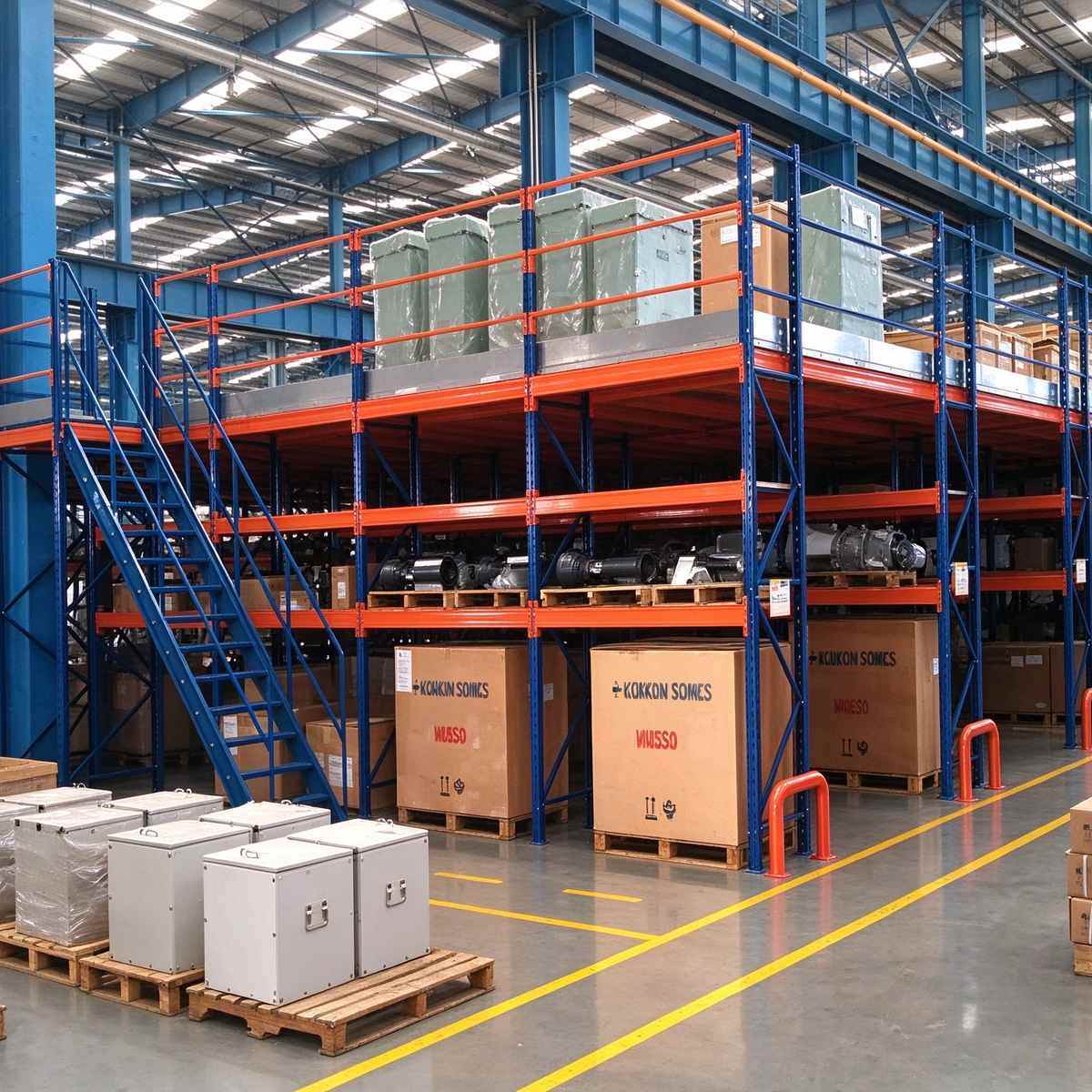 Industrial Steel Mezzanine Floor Racking System