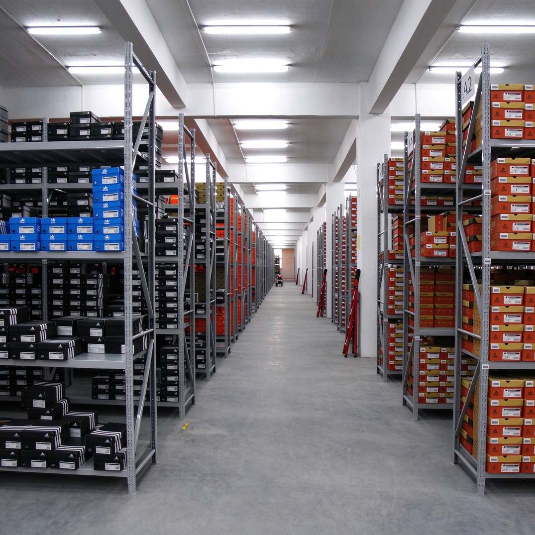 Longspan rack for shoes warehouse
