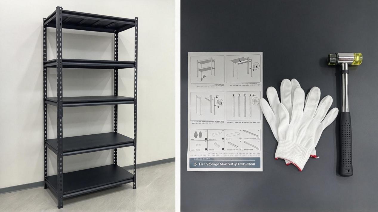 OEM ODM steel boltless rivet shelving